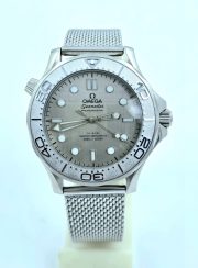 Omega Seamaster Diver Grey Steel Swiss Automatic Watch - Image 3