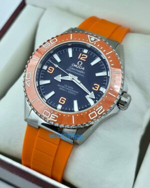 Omega Seamaster Planet Ocean Orange Ceramic Bezel SWISS ETA