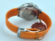 Omega Seamaster Planet Ocean Orange Ceramic Bezel SWISS ETA Valjoux Automatic Watch - Image 7