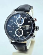 Tag Heuer Carrera Calibre 16 Leather Strap Swiss ETA 7750 Valjoux Movement Watch - Image 3