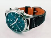 I W C Pilot's Chronograph Green Swiss Automatic Watch - Image 6