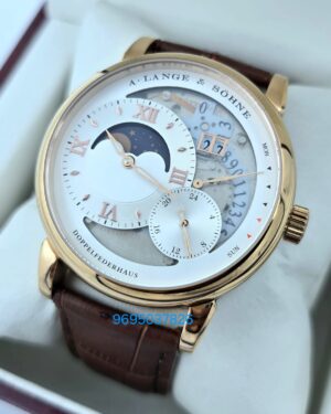 A. Lange & Shone Grand Lange 1 Steel Black Swiss Automatic Watch