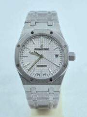 Audemars Piguet Royal Oak Steel White Swiss Automatic Watch - Image 3