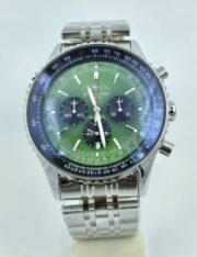 Breitling Navitimer B01 Mint Green Chronograph Steel Watch - Image 3