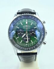 Breitling Navitimer B01 Green Chronograph Watch - Image 3