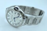 Cartier Ballon Bleu de Steel Swiss ETA Valjoux 7750 Movement Watch - Image 6