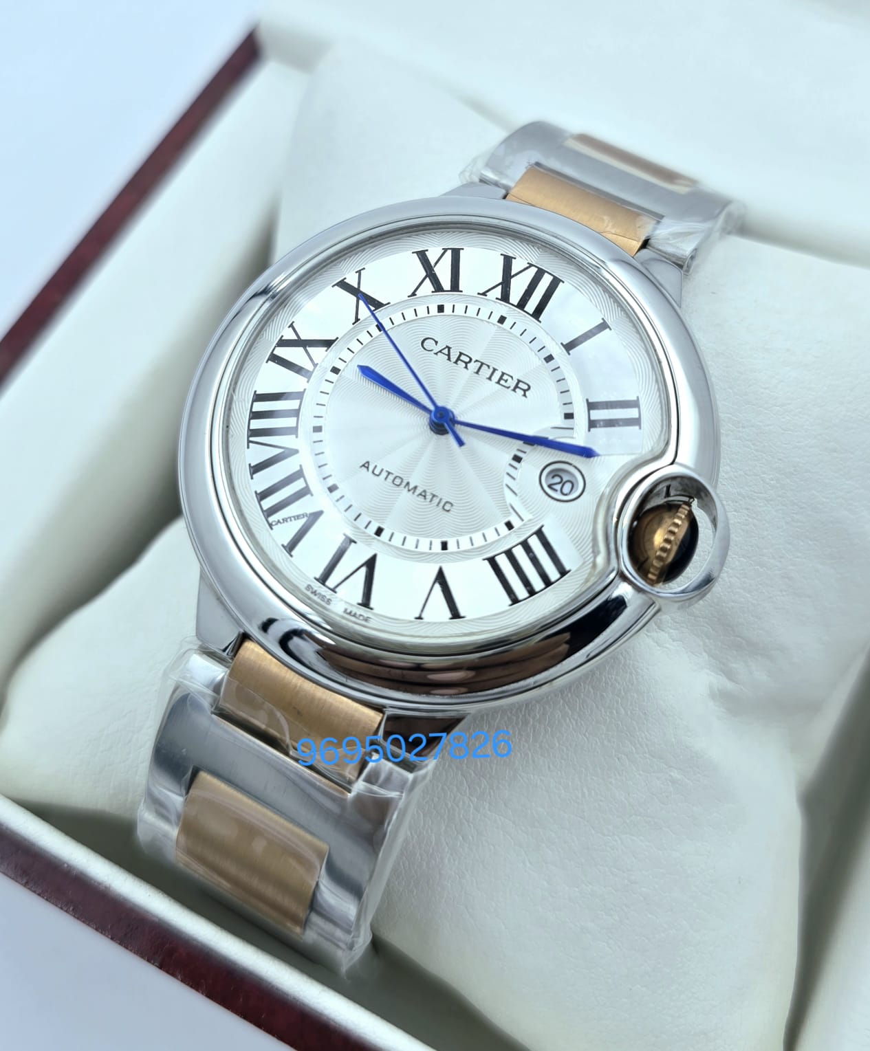 cartier-ballon-blue-swiss-eta-watch2 Buy Cartier Swiss ETA Watches In Chennai