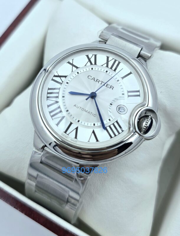 Cartier Ballon Bleu de Steel Swiss ETA