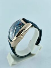 Franck Muller Crazy Color Dreams Black Rose Gold Leather Strap Steel Swiss Automatic Watch - Image 4