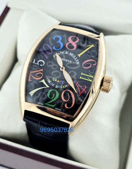 Franck Muller Crazy Color Dreams Black First Copy Watch