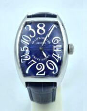 Franck Muller Crazy Hours Blue Leather Strap Swiss Automatic Watch - Image 3