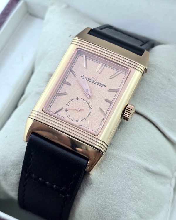 Jaeger Le Coultre Grande Reverso London Flagship Golden Watch