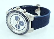 Longines Conquest Chronograph Blue Rubber Strap Swiss Automatic Watch - Image 6