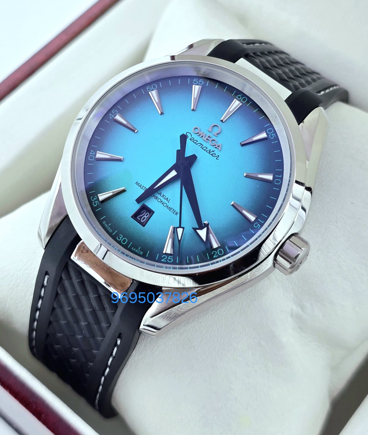 omega-seamaster-aqua-terra-turquoise-first-copy-watches Omega Seamaster Aqua Terra Turquoise First Copy Watches India