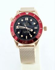 Omega Seamaster Diver 300M Bronze Gold Swiss Automatic Watch - Image 3