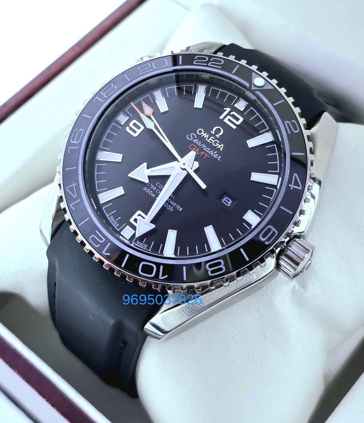 omega-seamaster-planet-ocean-gmt-first-copy-watch Omega Seamaster Planet Ocean GMT First Copy Watch