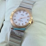 Omega Constellation Diamond Mark Mother Of Pearl Dial Ladies Watch