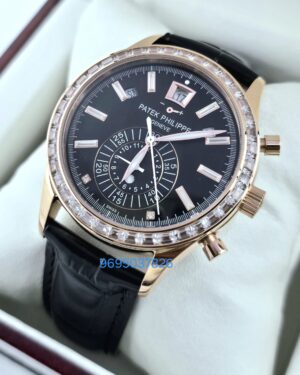 Patek Philippe Annual Calendar Joaillerie Black Swiss Automatic Watch