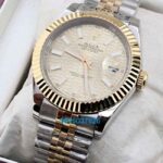 Rolex Date-Just Golden Fluted Motif First Copy Watch