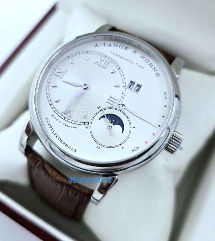 A. Lange & Shone Grand Lange 1 Steel White Swiss Automatic Watch