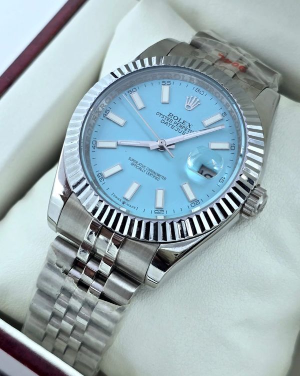 Date-Just Ice Blue First copy watches Rolex