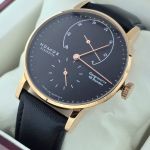 Nomos Glashutte LAMBDA Gangreserve 84 Stunden Steel Power Reserve Swiss Automatic Watch