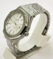 Audemars Piguet Royal Oak Steel White Swiss Automatic Watch - Image 4