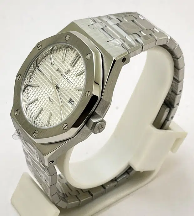 Audemars Piguet Royal Oak Steel White Swiss Automatic Watch - Image 4