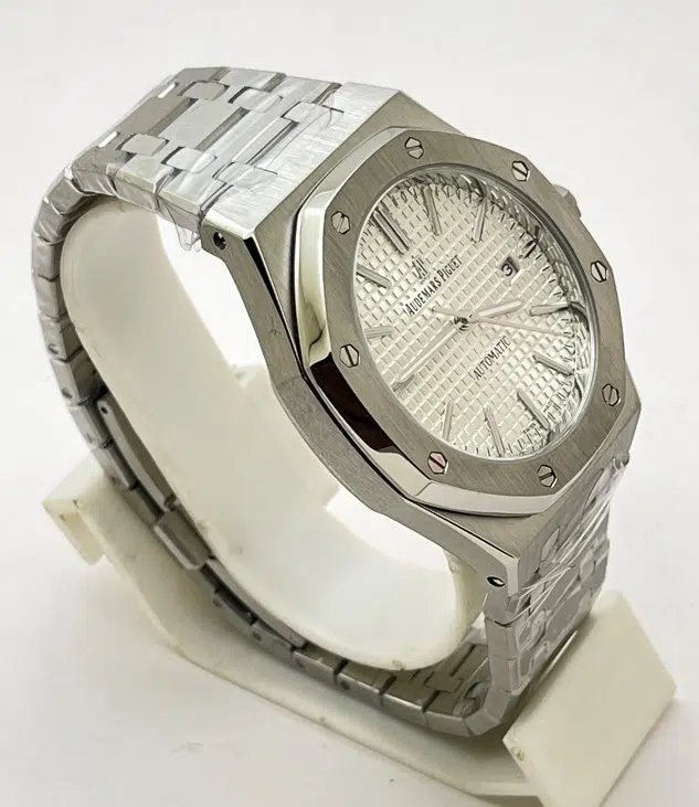 Audemars Piguet Royal Oak Steel White Swiss Automatic Watch - Image 5