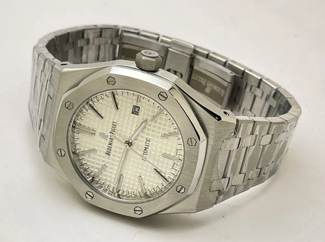 Audemars Piguet Royal Oak Steel White Swiss Automatic Watch - Image 6