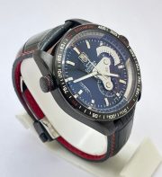 Tag Heuer Grand Carrera Calibre 36 Leather Strap Watch - Image 4