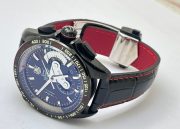 Tag Heuer Grand Carrera Calibre 36 Leather Strap Watch - Image 5