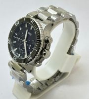 Oris Aquis Chronograph Black Steel Bracelet Watch - Image 4