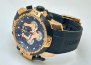Graham Chronometer Black Rubber Strap Watch - Image 6