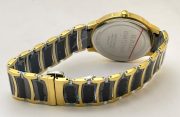Rado Jubile Diamond Bezel Gold Black Bracelet Watch - Image 7