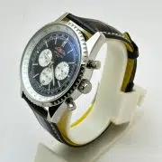 Breitling Navitimer Chrono Leather Strap Watch - Image 4