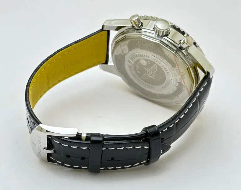 Breitling Navitimer Chrono Leather Strap Watch - Image 7