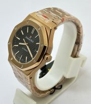 Audemars Piguet Royal Oak Black Rose Gold Swiss Automatic Watch - Image 4