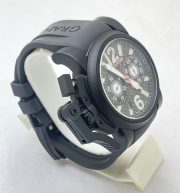 Graham Oversize Black Rubber Strap Watch - Image 5