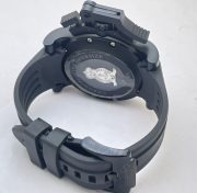 Graham Oversize Black Rubber Strap Watch - Image 7