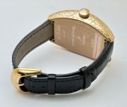 Franck Muller Crazy Hours Croco White Rose Gold Leather Strap Swiss Automatic Watch - Image 6