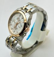 Tissot Couturier White Dual Tone Steel Bracelet Watch - Image 3