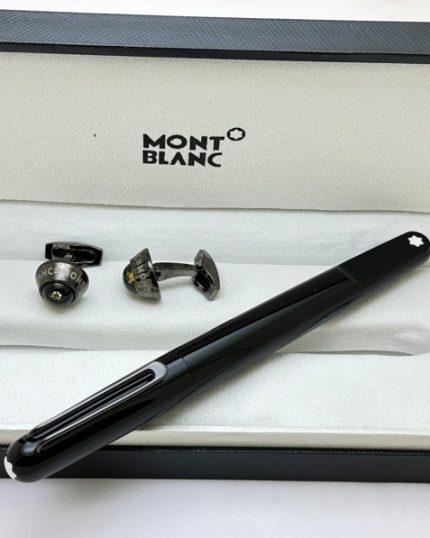 Mont Blanc Rollerball Pen Cufflink Combo - 3