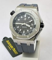 Audemars Piguet Diver Grey Rubber Strap Swiss Automatic Watch - Image 3