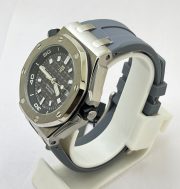 Audemars Piguet Diver Grey Rubber Strap Swiss Automatic Watch - Image 4
