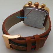 GUCCI COUPE CHRONOGRAPH BROWN DIAL WATCH - Image 6