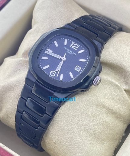 Patek Philippe Nautilus Full Black Ladies Watch