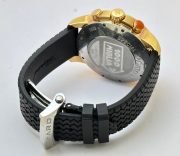 Chopard Mille Miglia Zagato Chronograph Orange Bezel Rubber Strap Watch - Image 6