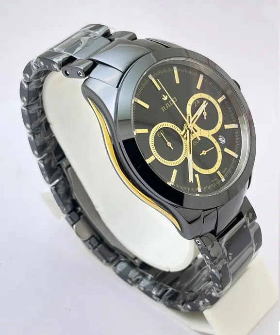 Rado Hyperchrome Black Golden Watch - Image 5