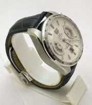 Tag Heuer Grand Carrera Calibre 17 Leather Strap White Swiss ETA 7750 Valjoux Movement Automatic Watch - Image 5